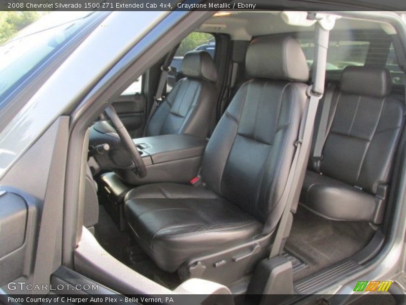 Graystone Metallic / Ebony 2008 Chevrolet Silverado 1500 Z71 Extended Cab 4x4