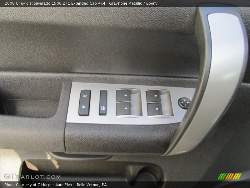 Graystone Metallic / Ebony 2008 Chevrolet Silverado 1500 Z71 Extended Cab 4x4