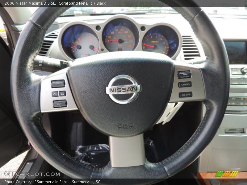 Coral Sand Metallic / Black 2006 Nissan Maxima 3.5 SL