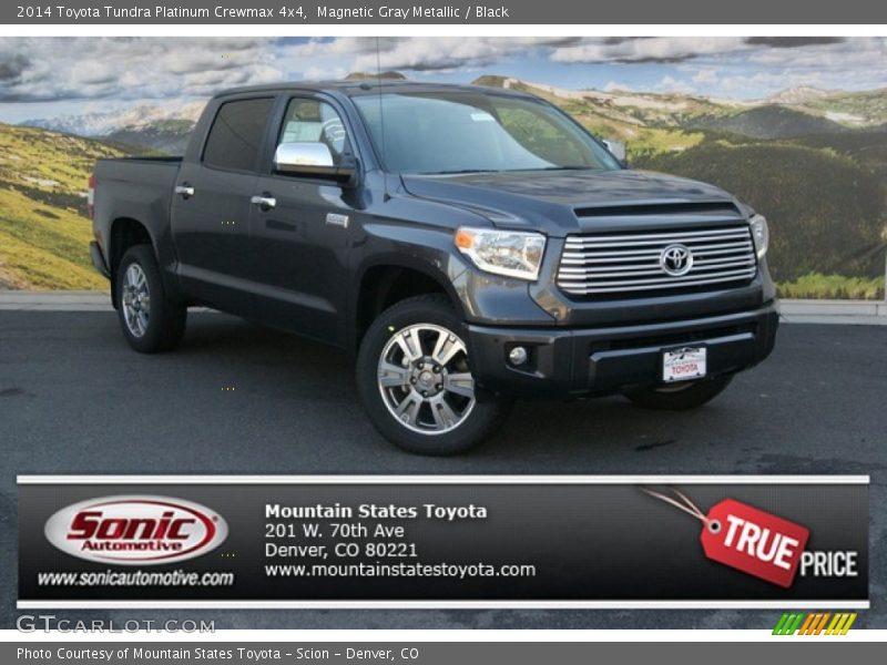 Magnetic Gray Metallic / Black 2014 Toyota Tundra Platinum Crewmax 4x4