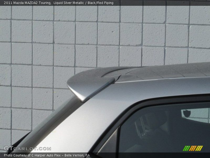 Liquid Silver Metallic / Black/Red Piping 2011 Mazda MAZDA2 Touring