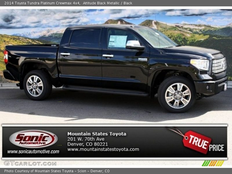 Attitude Black Metallic / Black 2014 Toyota Tundra Platinum Crewmax 4x4
