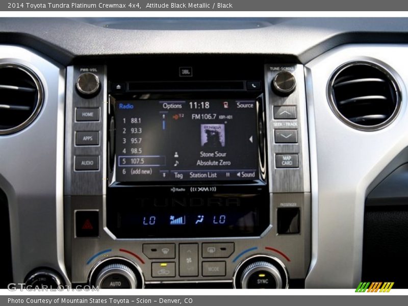 Controls of 2014 Tundra Platinum Crewmax 4x4