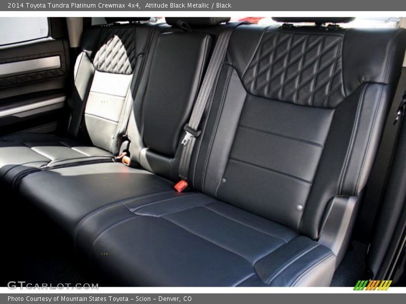 Rear Seat of 2014 Tundra Platinum Crewmax 4x4