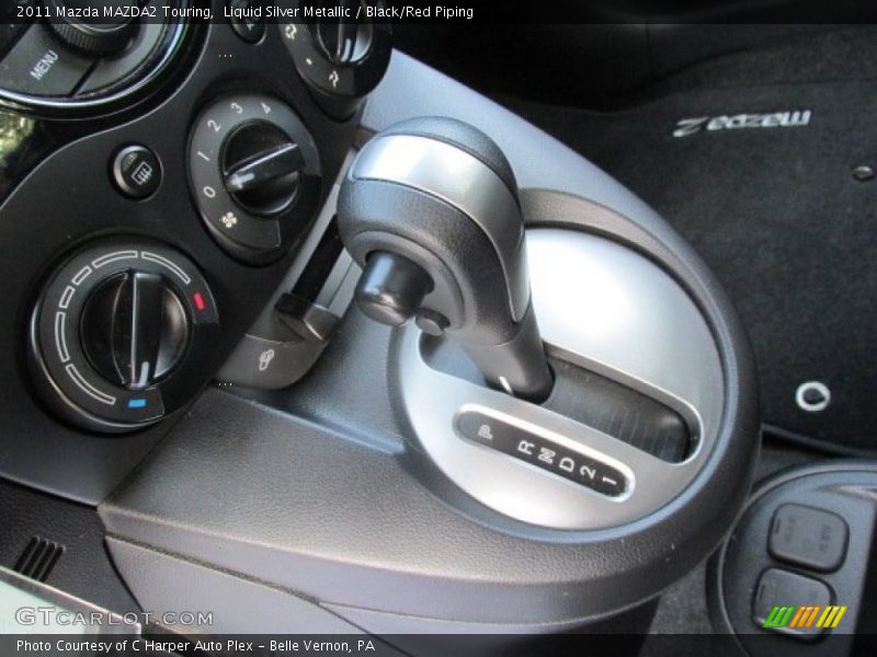 Liquid Silver Metallic / Black/Red Piping 2011 Mazda MAZDA2 Touring