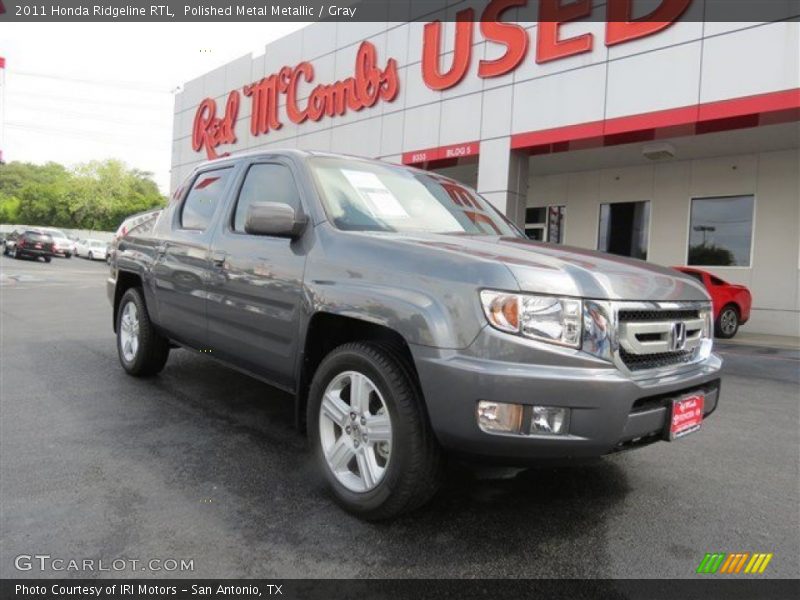 Polished Metal Metallic / Gray 2011 Honda Ridgeline RTL