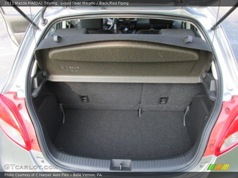 Liquid Silver Metallic / Black/Red Piping 2011 Mazda MAZDA2 Touring