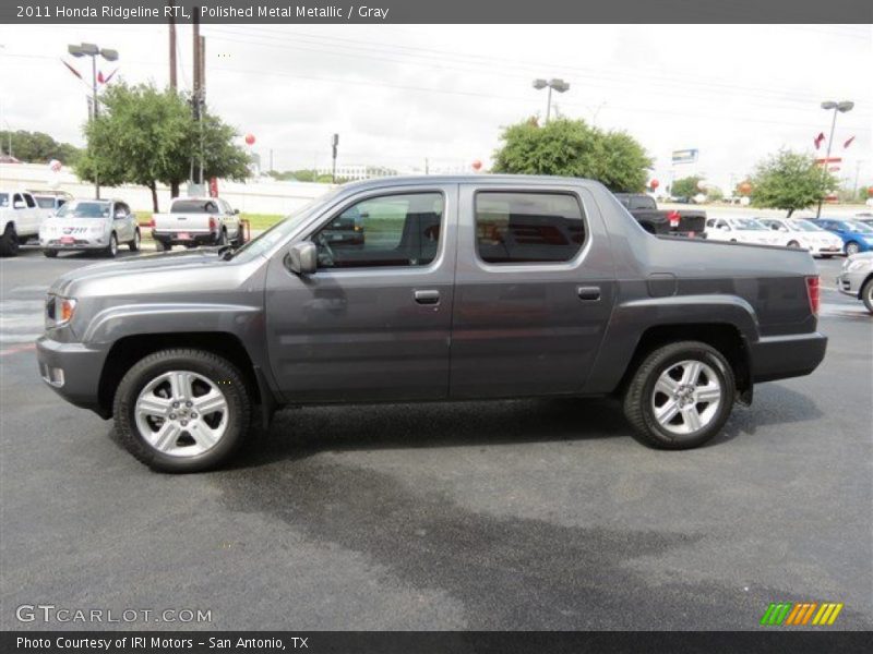 Polished Metal Metallic / Gray 2011 Honda Ridgeline RTL