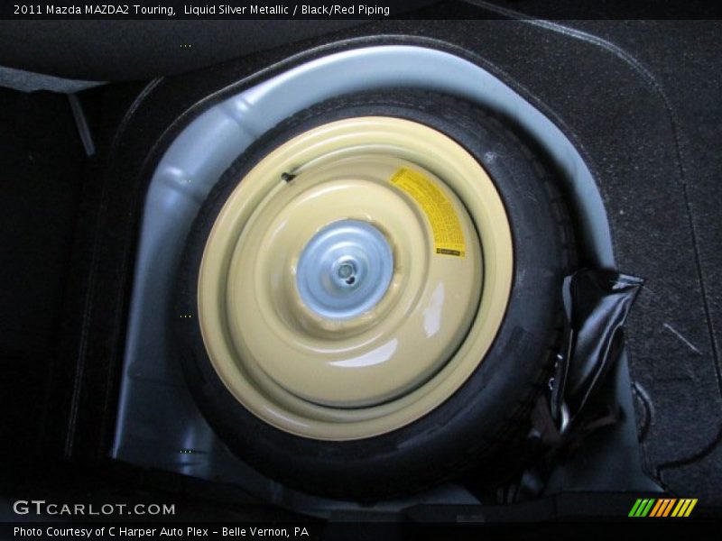 Liquid Silver Metallic / Black/Red Piping 2011 Mazda MAZDA2 Touring