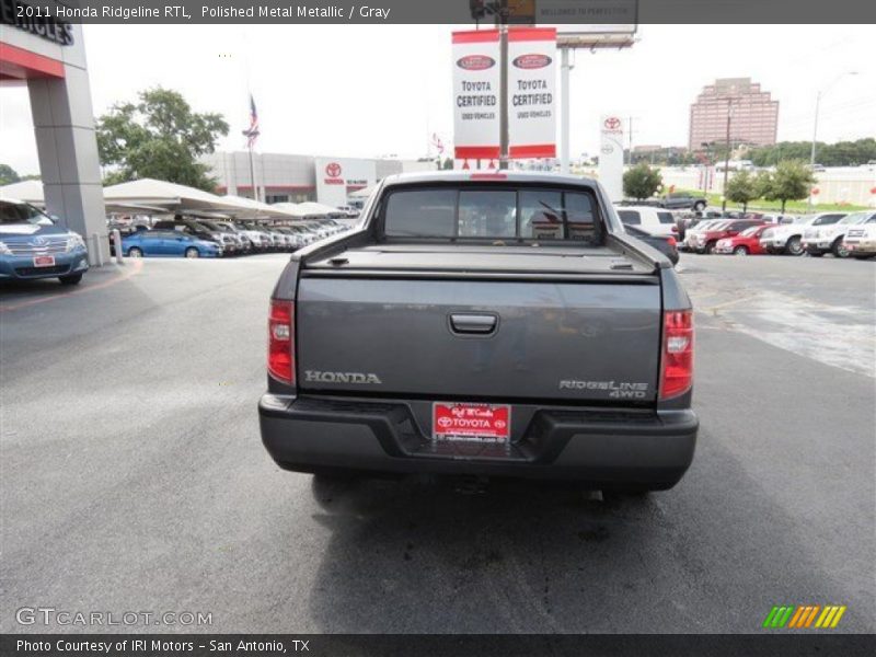 Polished Metal Metallic / Gray 2011 Honda Ridgeline RTL
