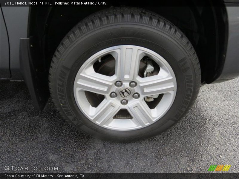 Polished Metal Metallic / Gray 2011 Honda Ridgeline RTL
