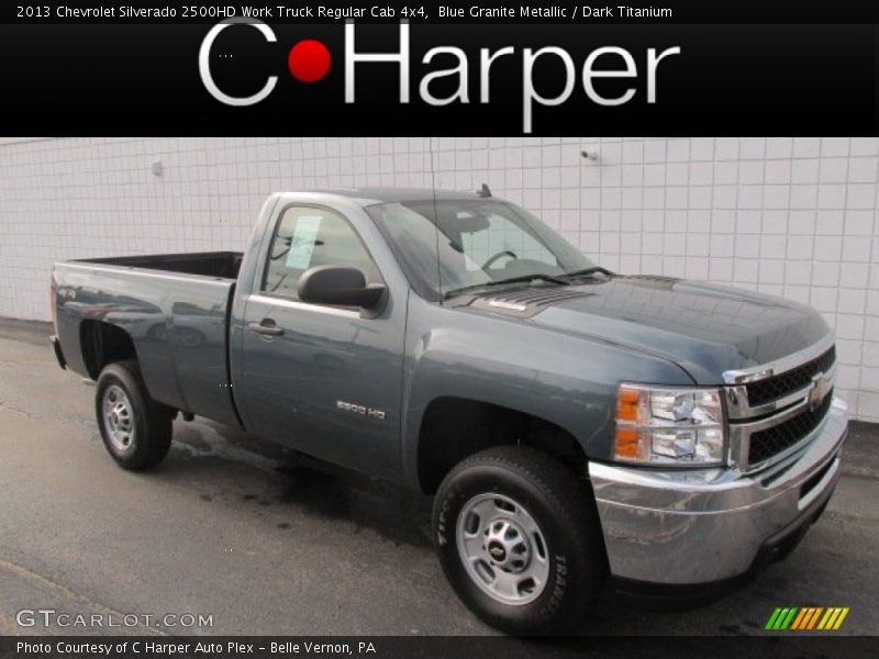 Blue Granite Metallic / Dark Titanium 2013 Chevrolet Silverado 2500HD Work Truck Regular Cab 4x4
