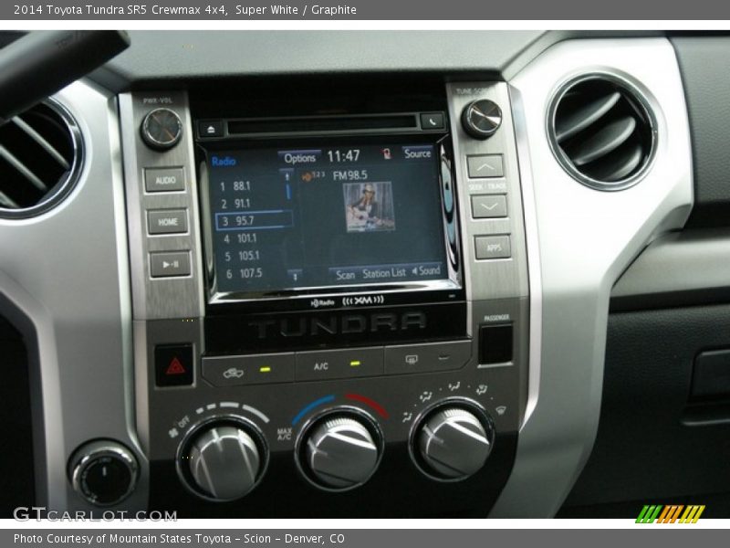 Super White / Graphite 2014 Toyota Tundra SR5 Crewmax 4x4