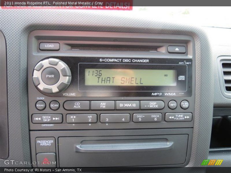 Polished Metal Metallic / Gray 2011 Honda Ridgeline RTL