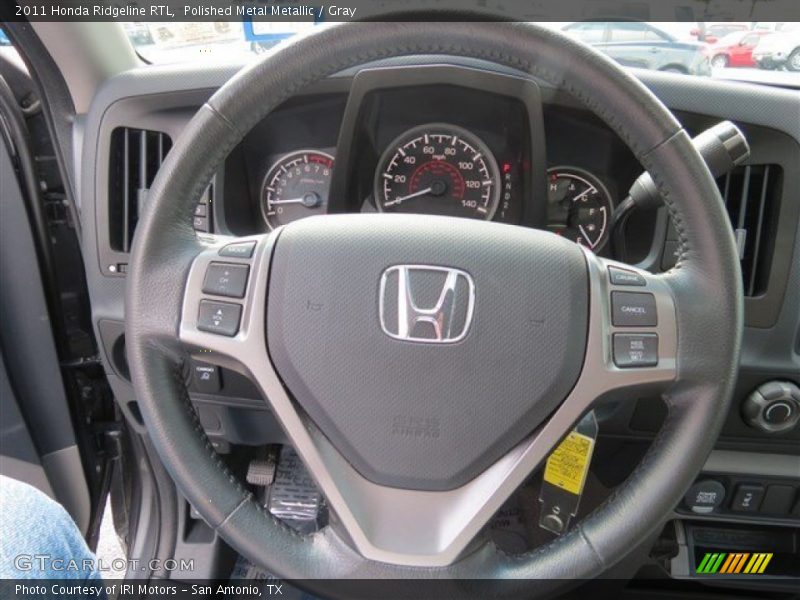 Polished Metal Metallic / Gray 2011 Honda Ridgeline RTL