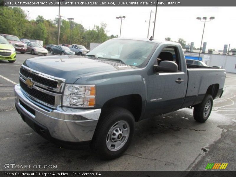 Blue Granite Metallic / Dark Titanium 2013 Chevrolet Silverado 2500HD Work Truck Regular Cab 4x4