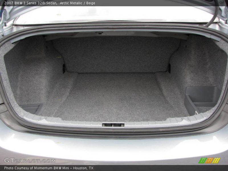 Arctic Metallic / Beige 2007 BMW 3 Series 328i Sedan