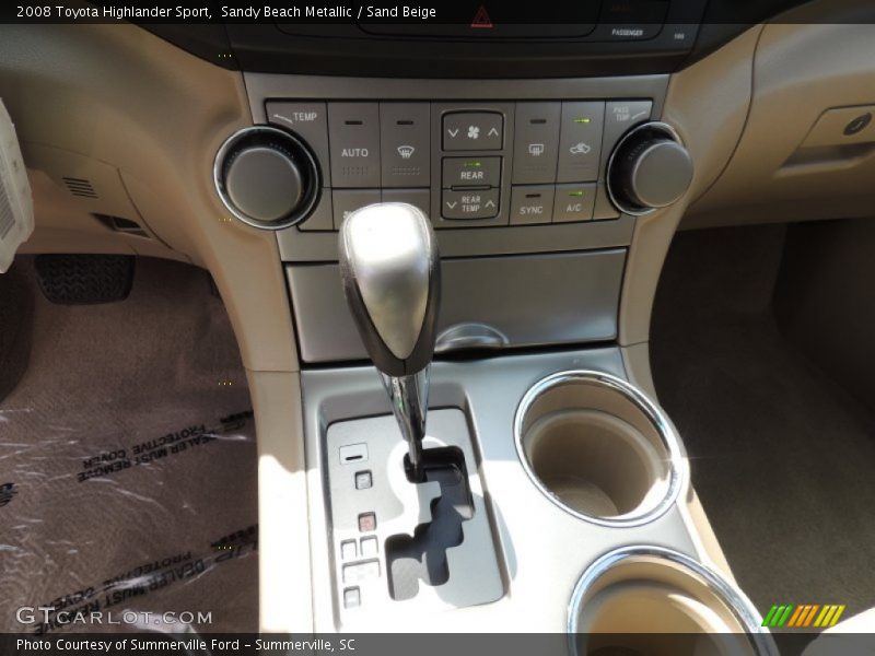 Sandy Beach Metallic / Sand Beige 2008 Toyota Highlander Sport