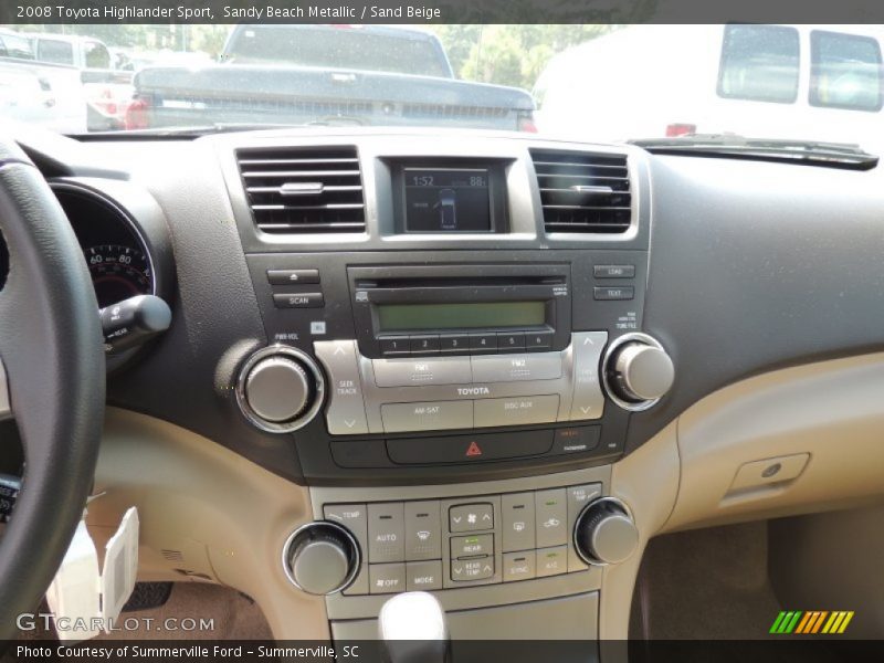 Sandy Beach Metallic / Sand Beige 2008 Toyota Highlander Sport