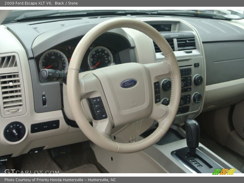 Black / Stone 2009 Ford Escape XLT V6