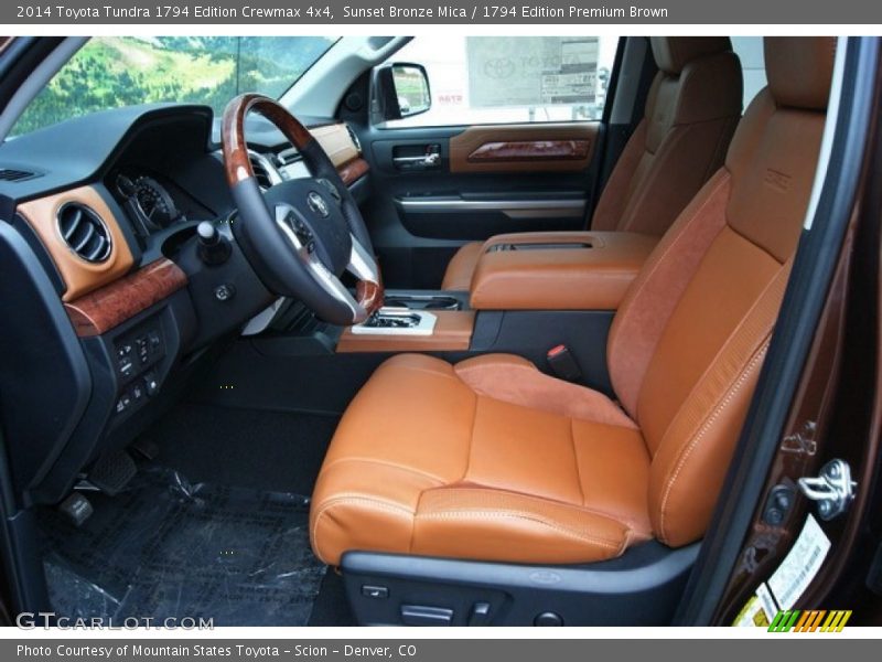 Front Seat of 2014 Tundra 1794 Edition Crewmax 4x4