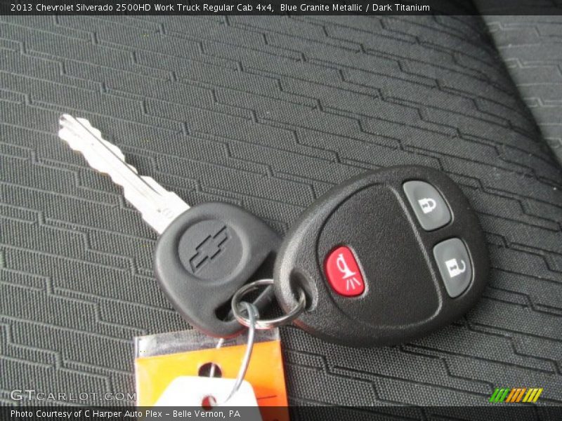Blue Granite Metallic / Dark Titanium 2013 Chevrolet Silverado 2500HD Work Truck Regular Cab 4x4