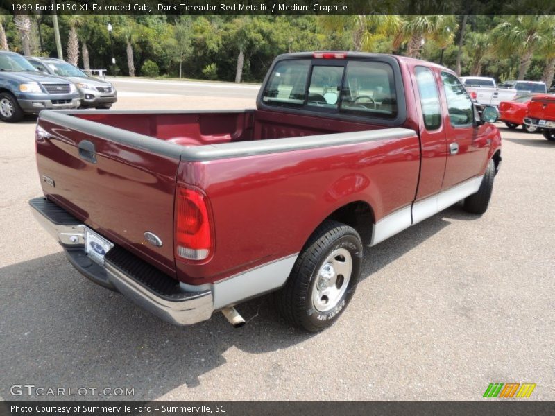 Dark Toreador Red Metallic / Medium Graphite 1999 Ford F150 XL Extended Cab