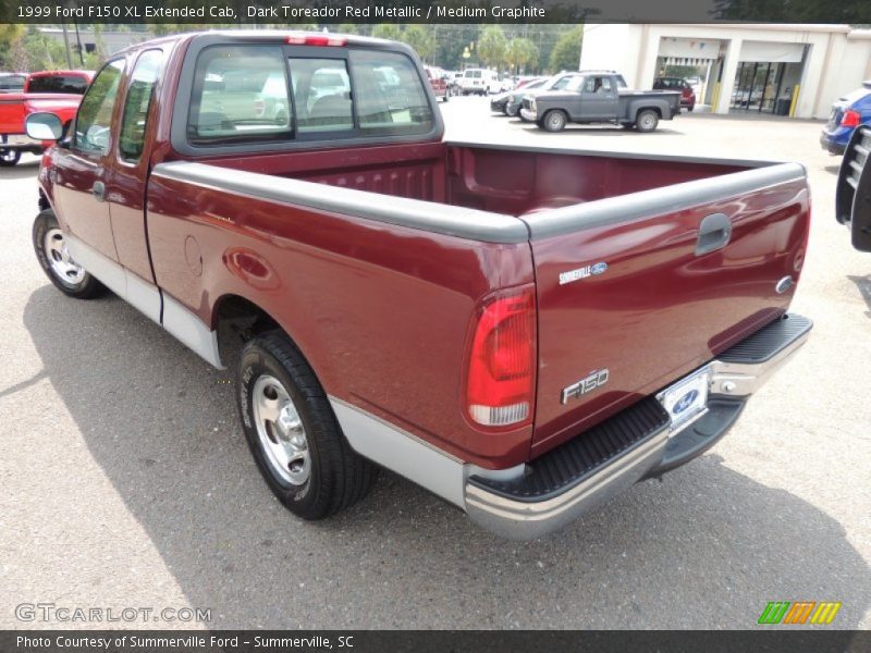 Dark Toreador Red Metallic / Medium Graphite 1999 Ford F150 XL Extended Cab