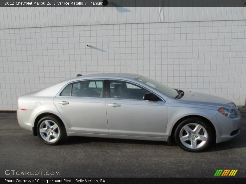 Silver Ice Metallic / Titanium 2012 Chevrolet Malibu LS