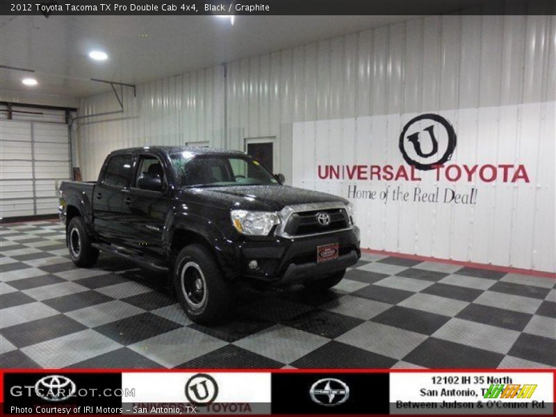 Black / Graphite 2012 Toyota Tacoma TX Pro Double Cab 4x4