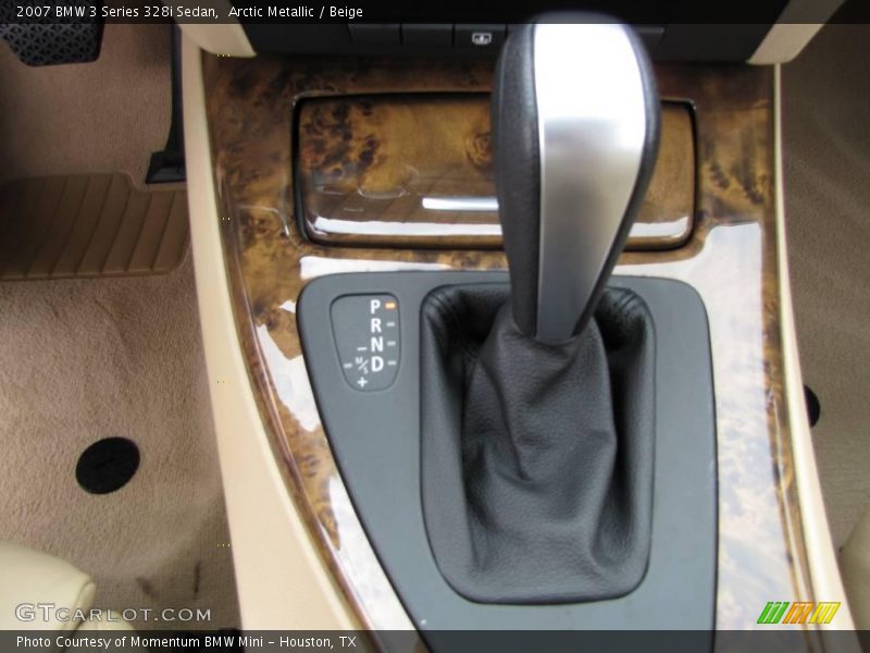 Arctic Metallic / Beige 2007 BMW 3 Series 328i Sedan