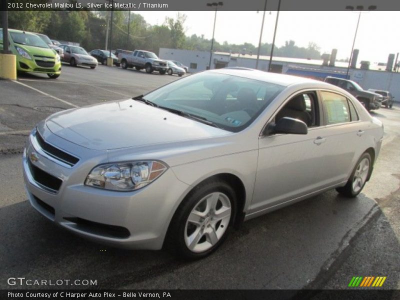 Silver Ice Metallic / Titanium 2012 Chevrolet Malibu LS