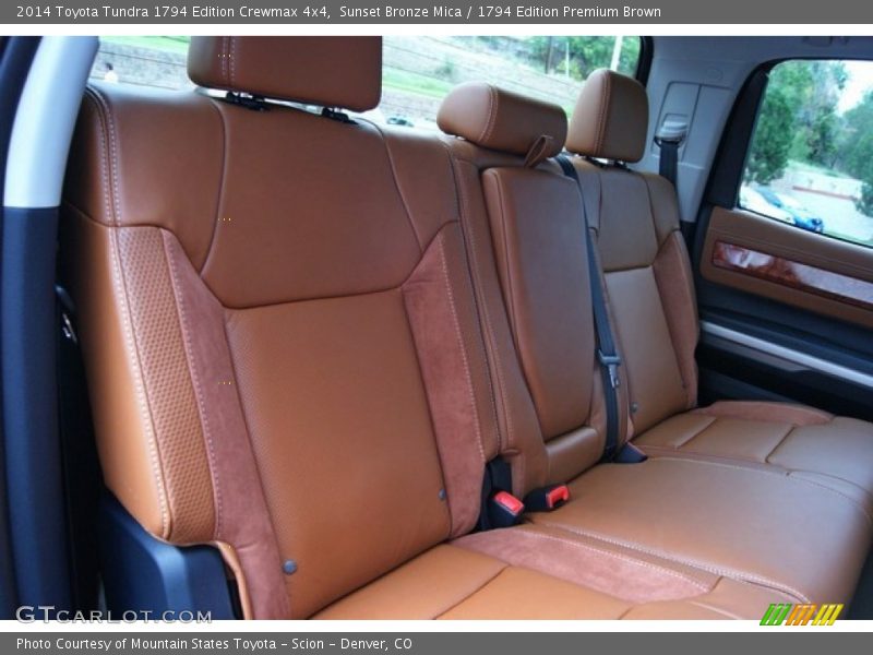Rear Seat of 2014 Tundra 1794 Edition Crewmax 4x4