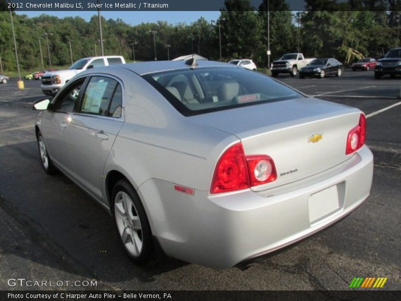 Silver Ice Metallic / Titanium 2012 Chevrolet Malibu LS