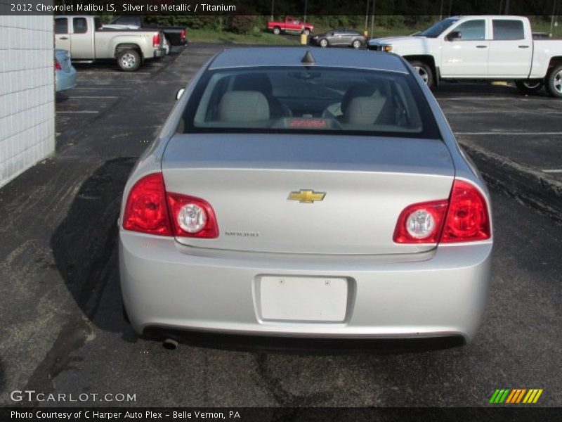 Silver Ice Metallic / Titanium 2012 Chevrolet Malibu LS