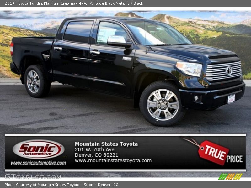 Attitude Black Metallic / Black 2014 Toyota Tundra Platinum Crewmax 4x4