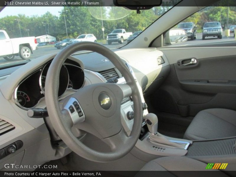 Silver Ice Metallic / Titanium 2012 Chevrolet Malibu LS