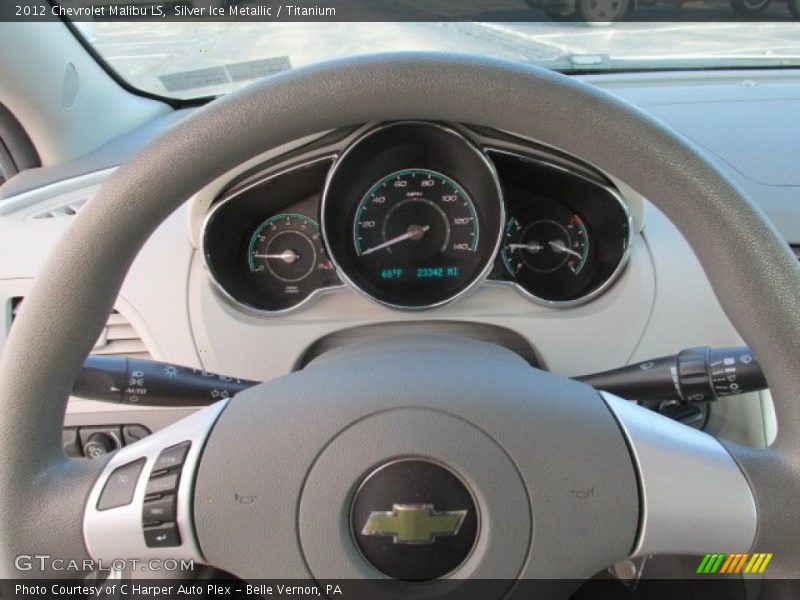 Silver Ice Metallic / Titanium 2012 Chevrolet Malibu LS