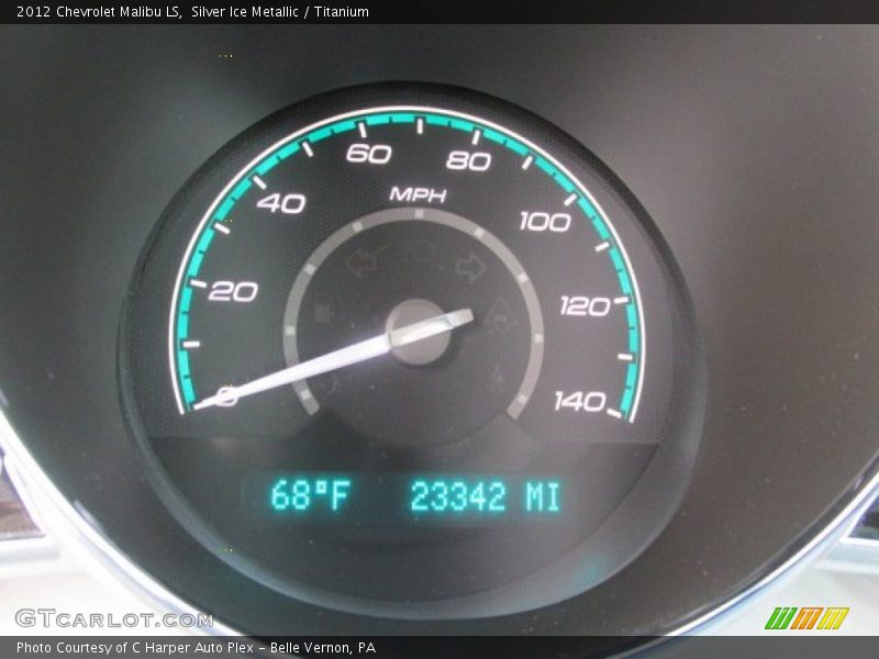 Silver Ice Metallic / Titanium 2012 Chevrolet Malibu LS