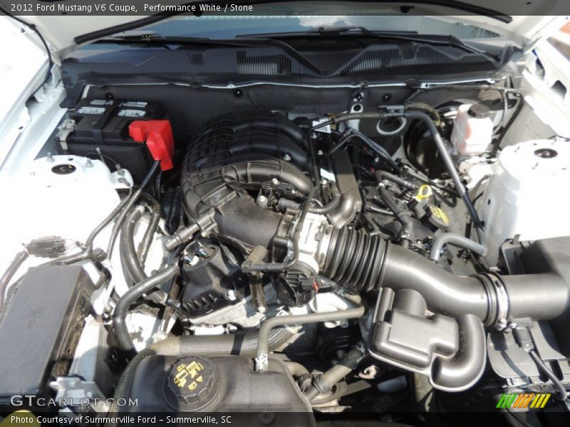 Performance White / Stone 2012 Ford Mustang V6 Coupe