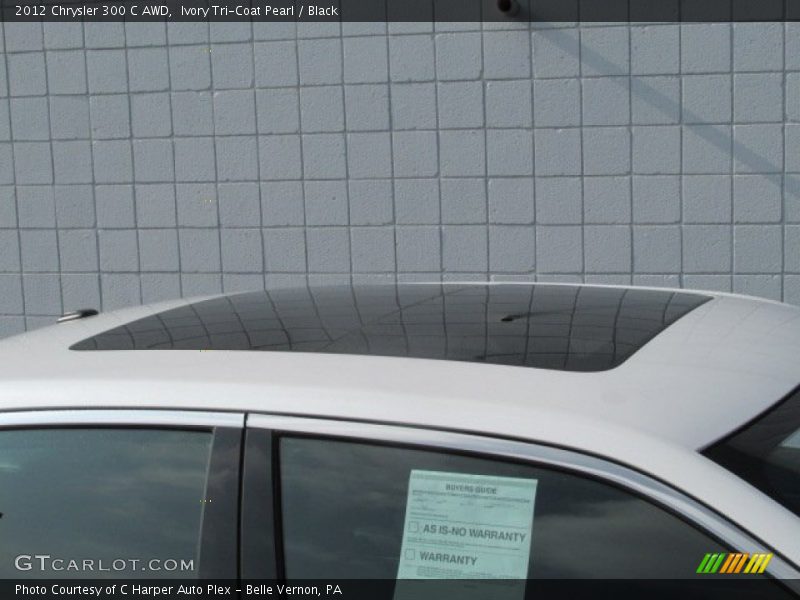 Ivory Tri-Coat Pearl / Black 2012 Chrysler 300 C AWD