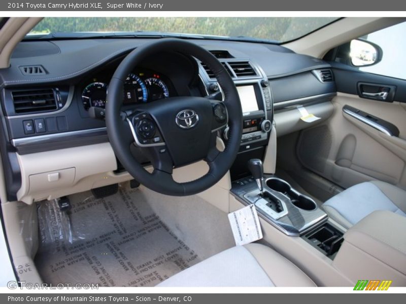  2014 Camry Hybrid XLE Ivory Interior