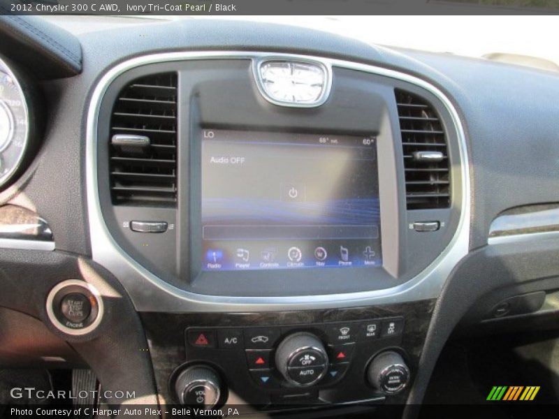 Ivory Tri-Coat Pearl / Black 2012 Chrysler 300 C AWD