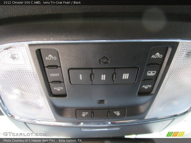 Ivory Tri-Coat Pearl / Black 2012 Chrysler 300 C AWD