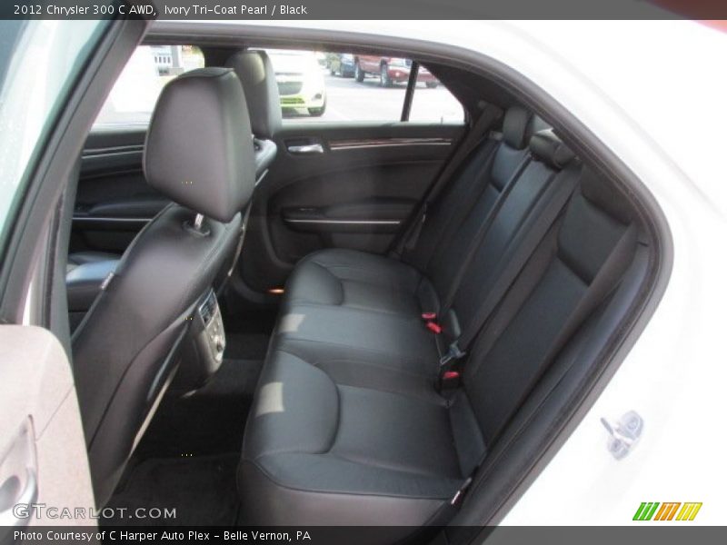 Ivory Tri-Coat Pearl / Black 2012 Chrysler 300 C AWD