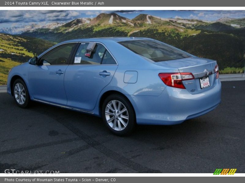 Clearwater Blue Metallic / Ash 2014 Toyota Camry XLE