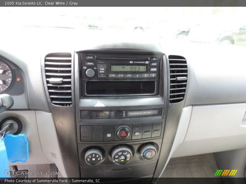 Clear White / Gray 2005 Kia Sorento LX