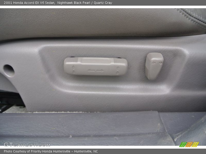 Nighthawk Black Pearl / Quartz Gray 2001 Honda Accord EX V6 Sedan