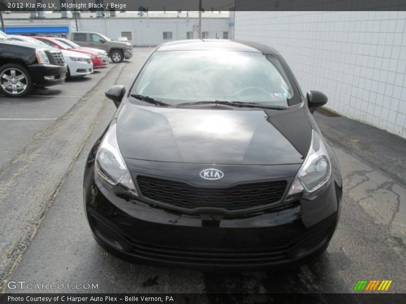 Midnight Black / Beige 2012 Kia Rio LX