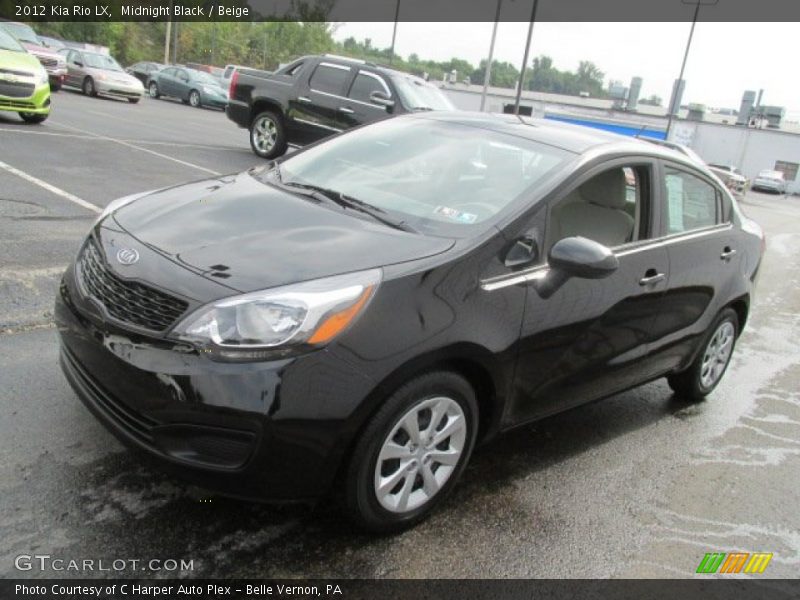 Midnight Black / Beige 2012 Kia Rio LX